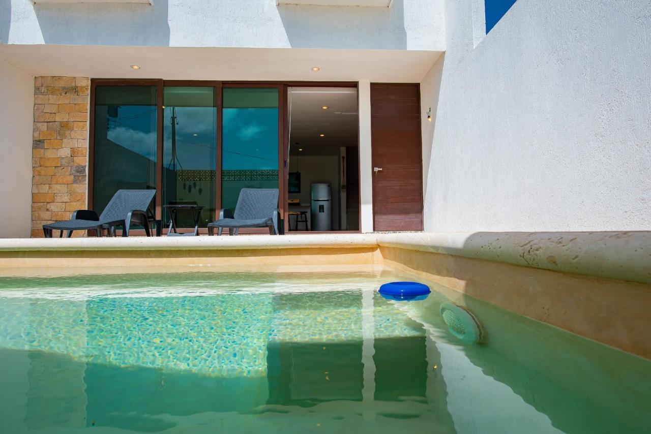97982 New Modern Villa, Private Pool, High Internet Speed, 2 Blocks From The Beach Chicxulub Exterior photo